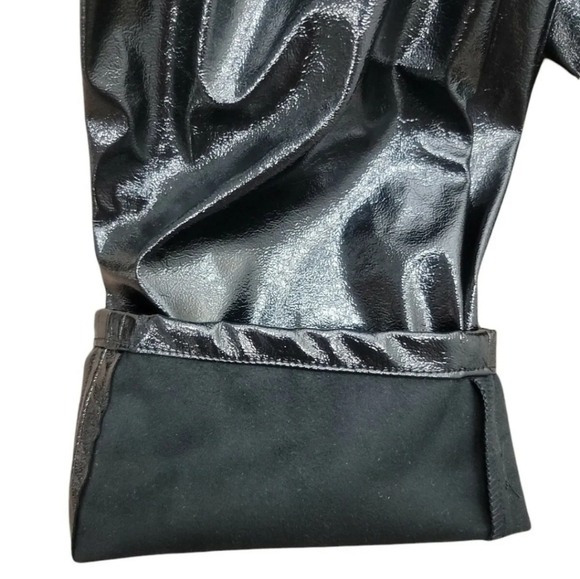 🌞 Aritzia Wilfred Jive Pant Faux Vegan Leather Pants High-rise Gathered Waist S - Picture 9 of 10